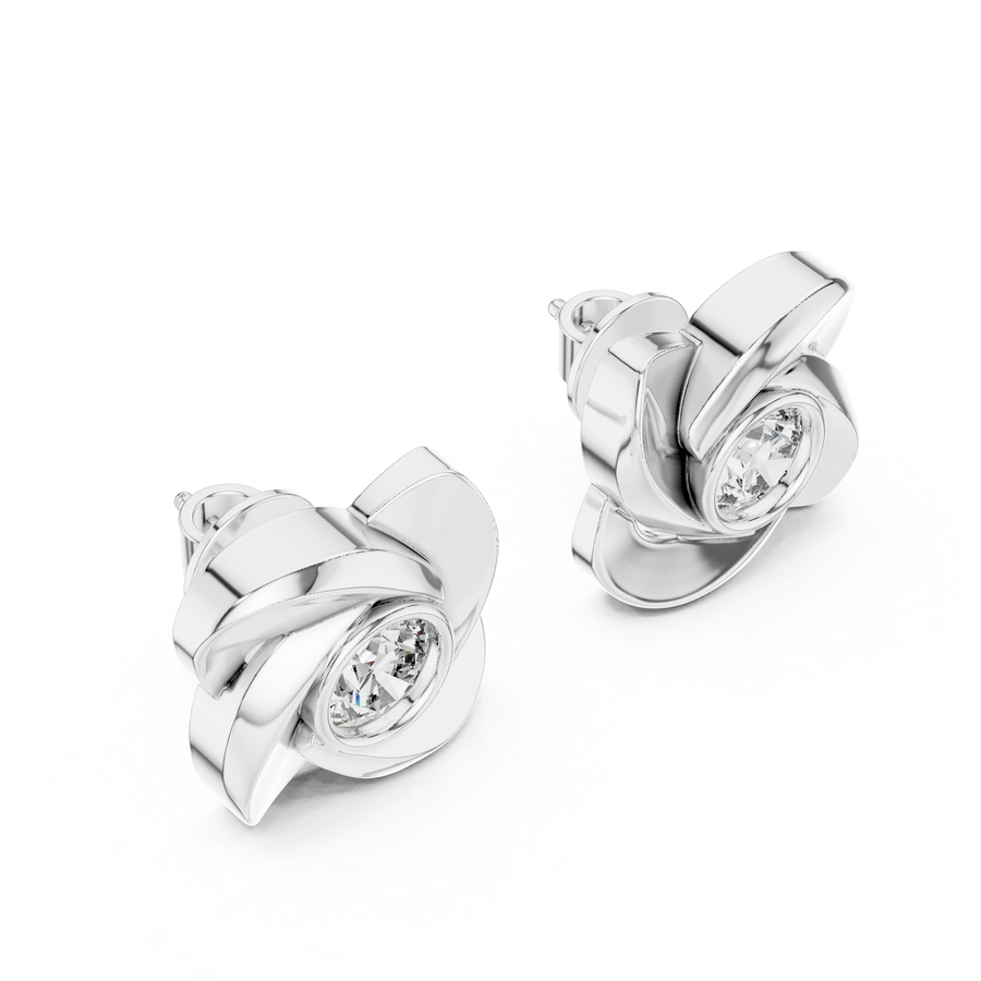 Calista 6.3 mm Diamond Earrings