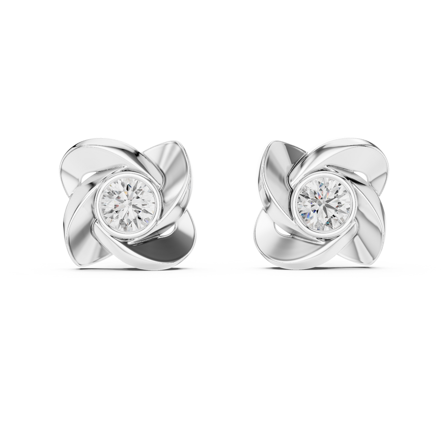 Calista 6.3 mm Diamond Earrings