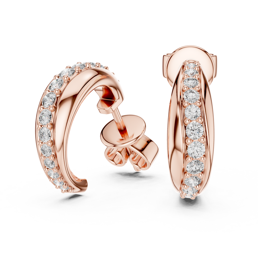 Vaudeline 13.88 mm Diamond Earrings