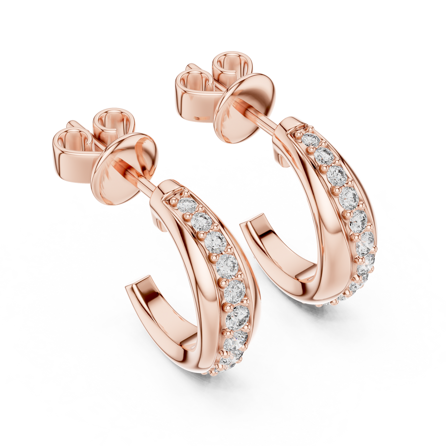 Vaudeline 13.88 mm Diamond Earrings