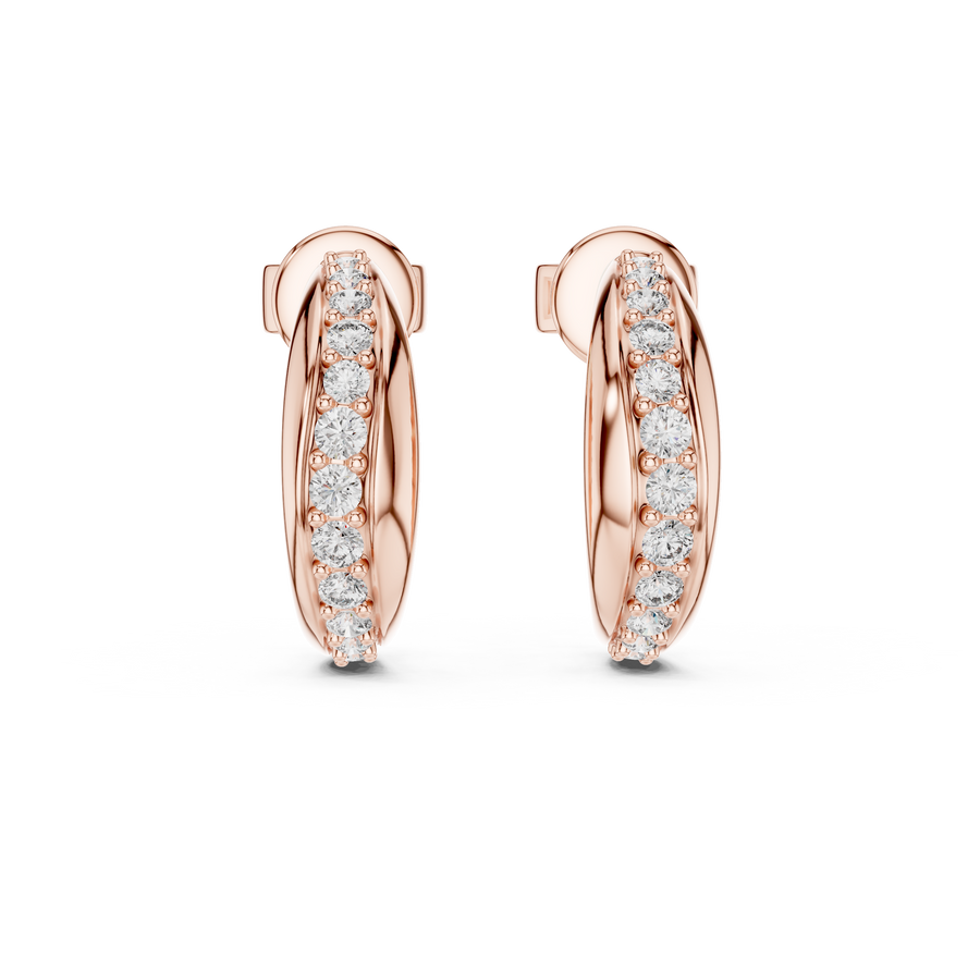 Vaudeline 13.88 mm Diamond Earrings