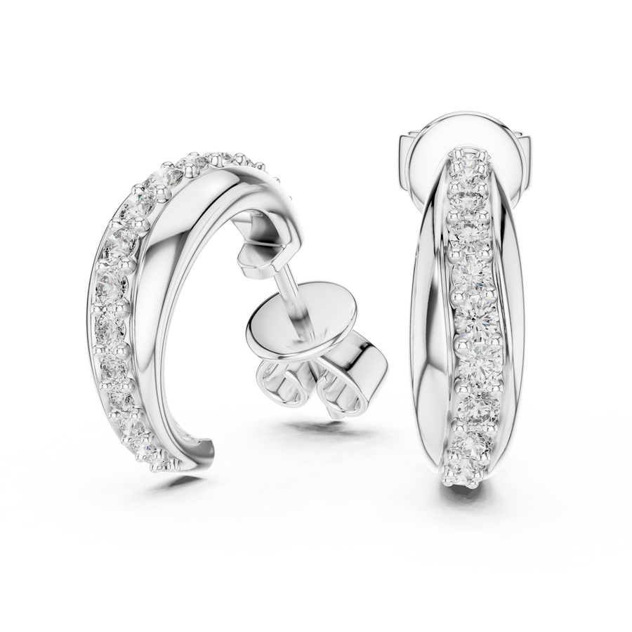Vaudeline 13.88 mm Diamond Earrings