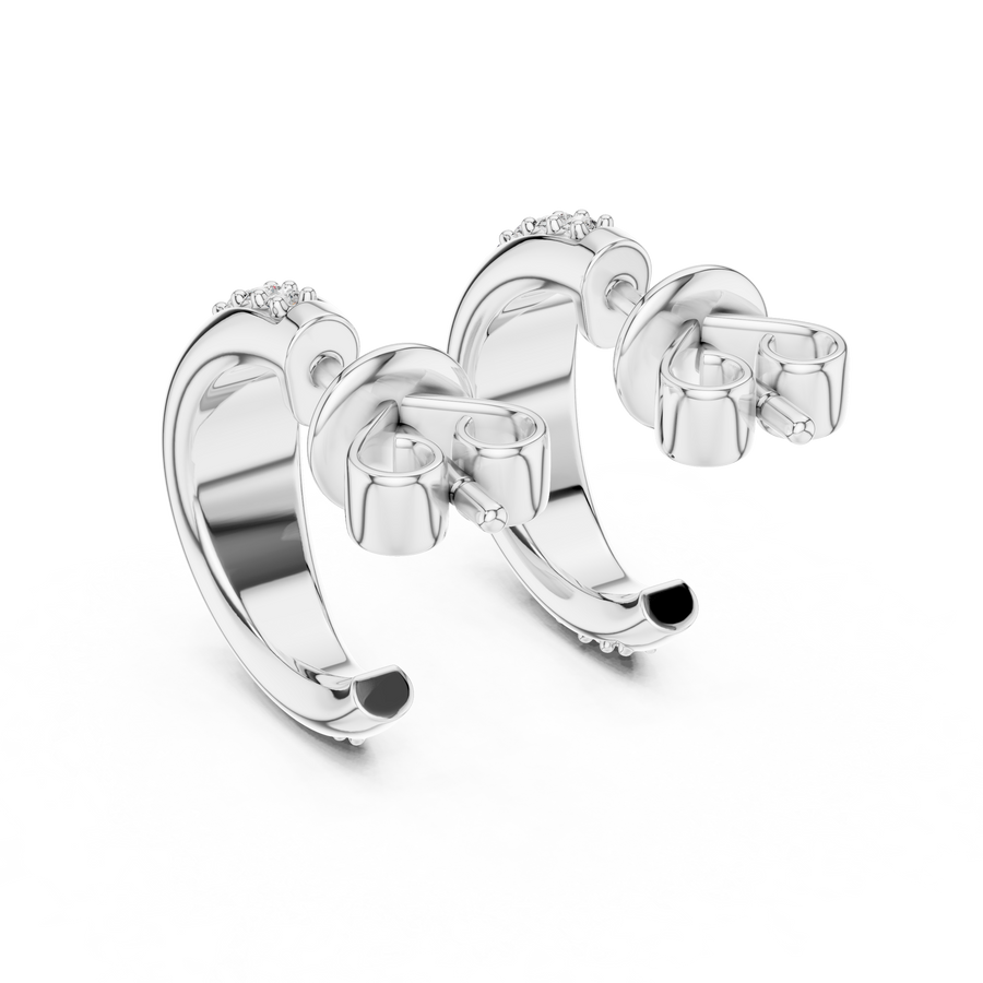 Vaudeline 13.88 mm Diamond Earrings