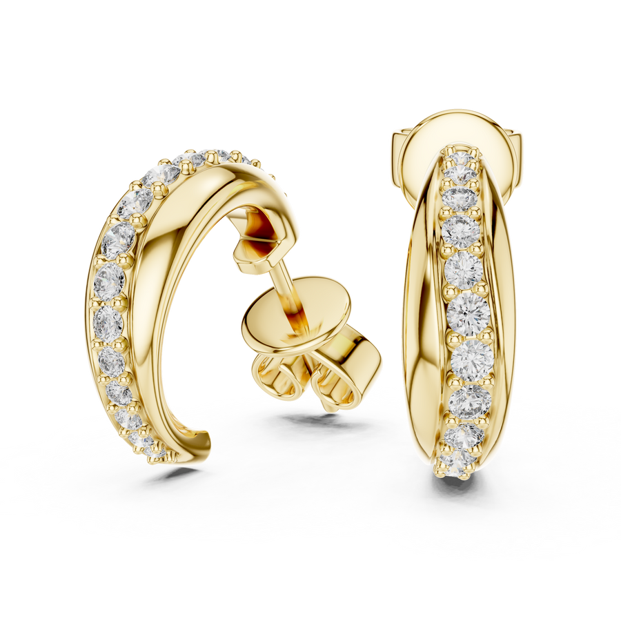 Vaudeline 13.88 mm Diamond Earrings