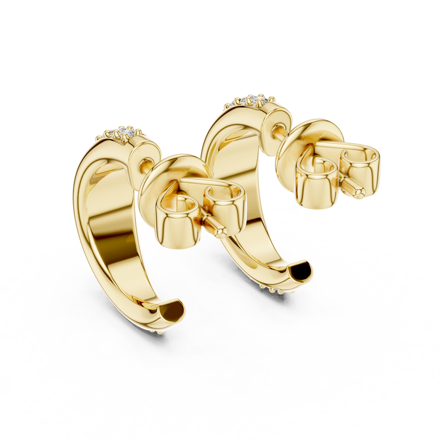 Vaudeline 13.88 mm Diamond Earrings