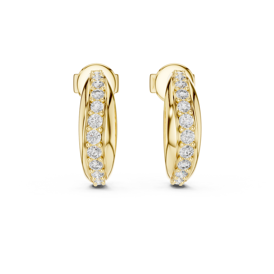 Vaudeline 13.88 mm Diamond Earrings