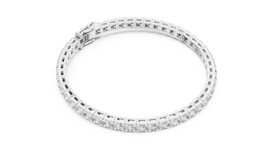 Zevanique 6.4 Inch Diamond Bracelet