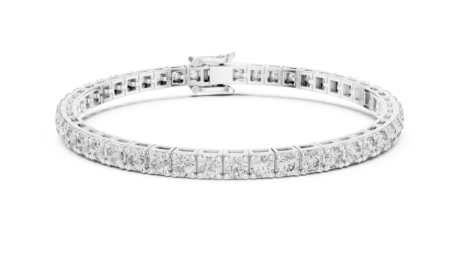 Elarova 6.5 Inch  Diamond Bracelet