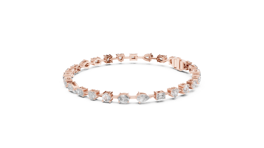 Orlavia Mixed-Shape Diamond Bracelet