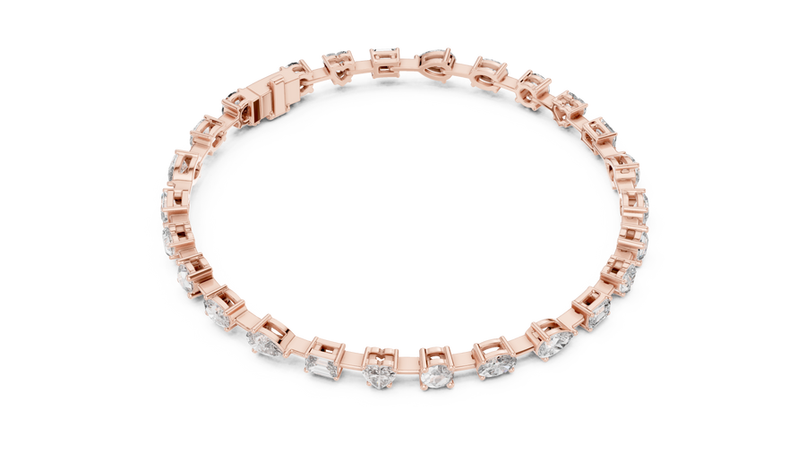 Orlavia Mixed-Shape Diamond Bracelet