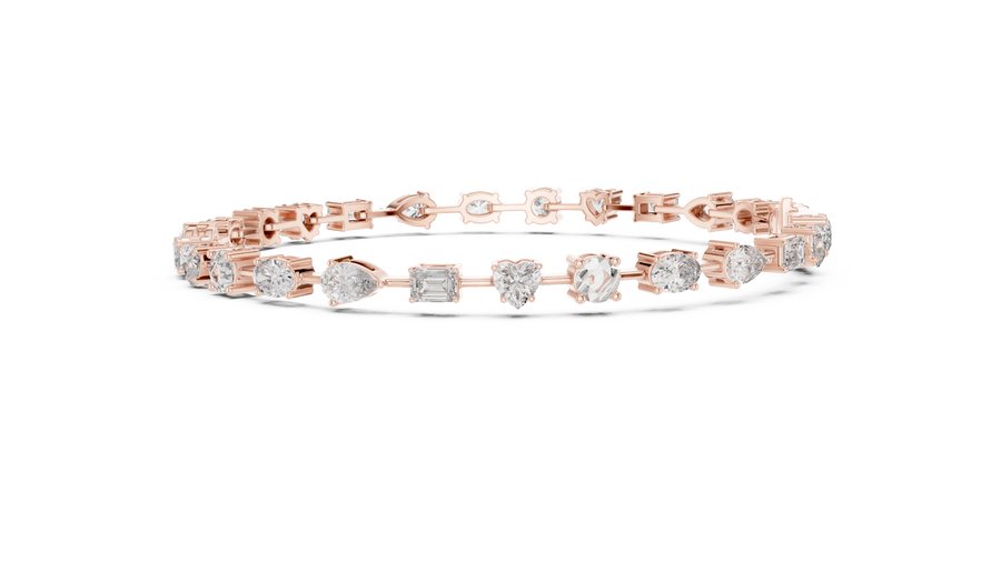 Orlavia Mixed-Shape Diamond Bracelet