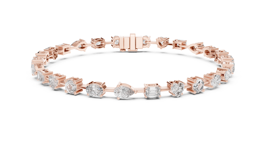 Orlavia Mixed-Shape Diamond Bracelet