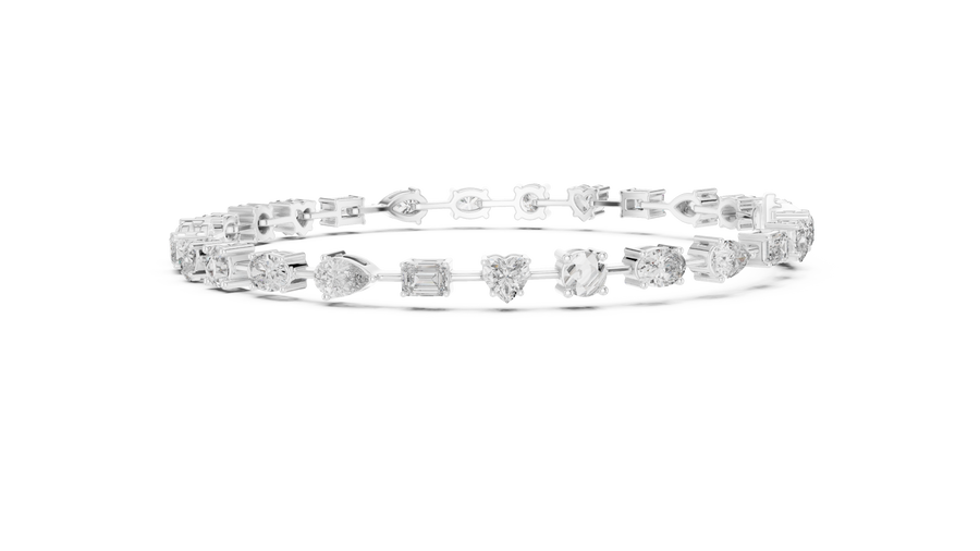 Orlavia Mixed-Shape Diamond Bracelet