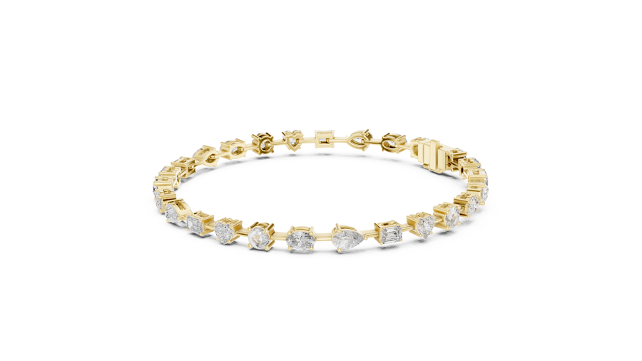 Orlavia Mixed-Shape Diamond Bracelet