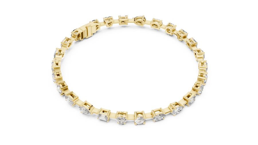 Orlavia Mixed-Shape Diamond Bracelet