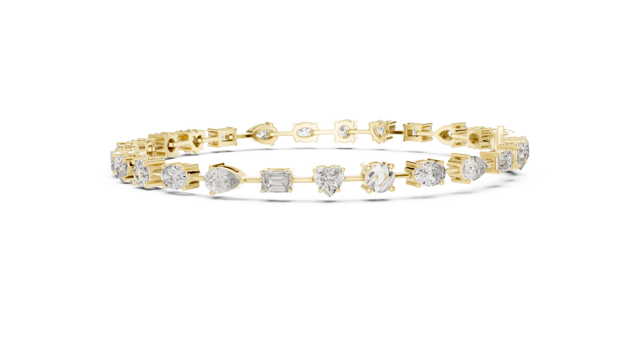 Orlavia Mixed-Shape Diamond Bracelet