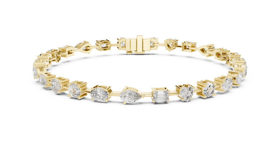 Orlavia Mixed-Shape Diamond Bracelet