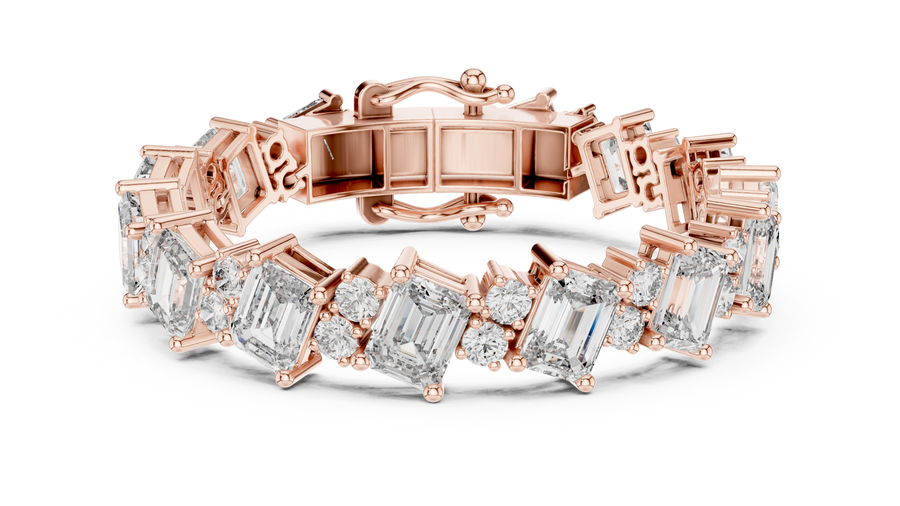 Aurethine 8.00 × 6.00 mm  Diamond Bracelet