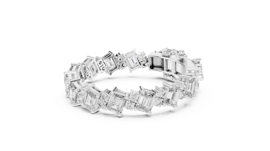 Aurethine 8.00 × 6.00 mm  Diamond Bracelet