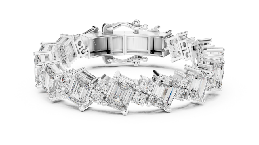 Aurethine 8.00 × 6.00 mm  Diamond Bracelet
