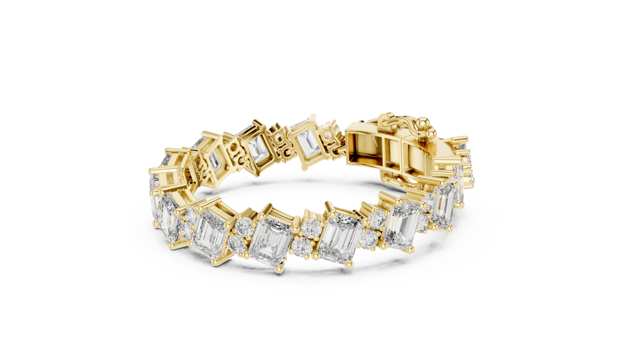 Aurethine 8.00 × 6.00 mm  Diamond Bracelet