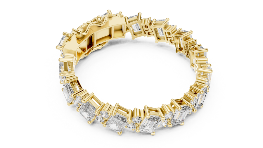 Aurethine 8.00 × 6.00 mm  Diamond Bracelet