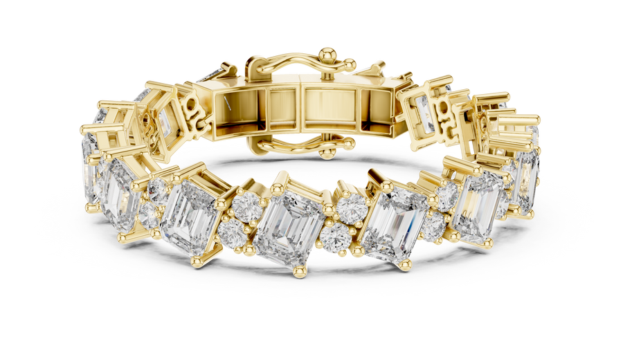 Aurethine 8.00 × 6.00 mm  Diamond Bracelet