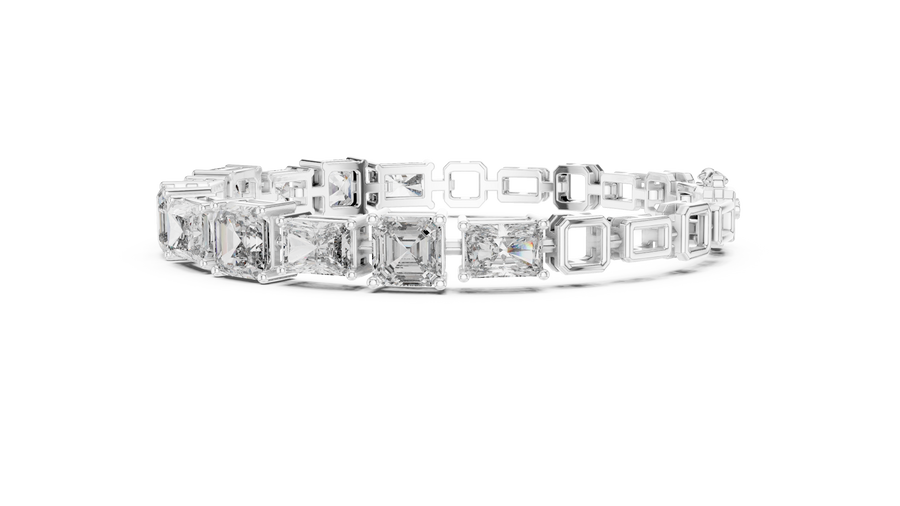 Virellane 6.80 × 4.60 mm Diamond Bracelet