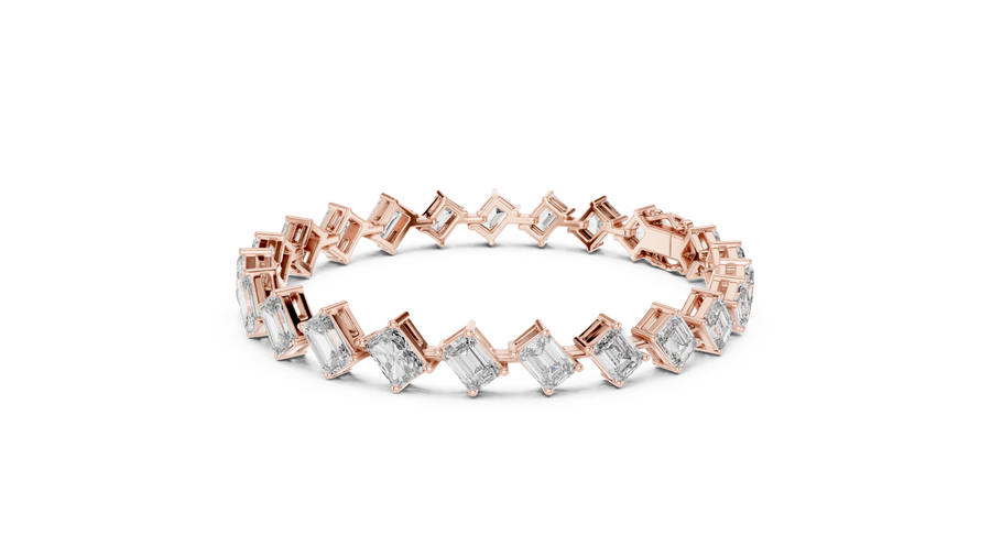 Cavelline 5.40 × 3.70 mm  Diamond Bracelet