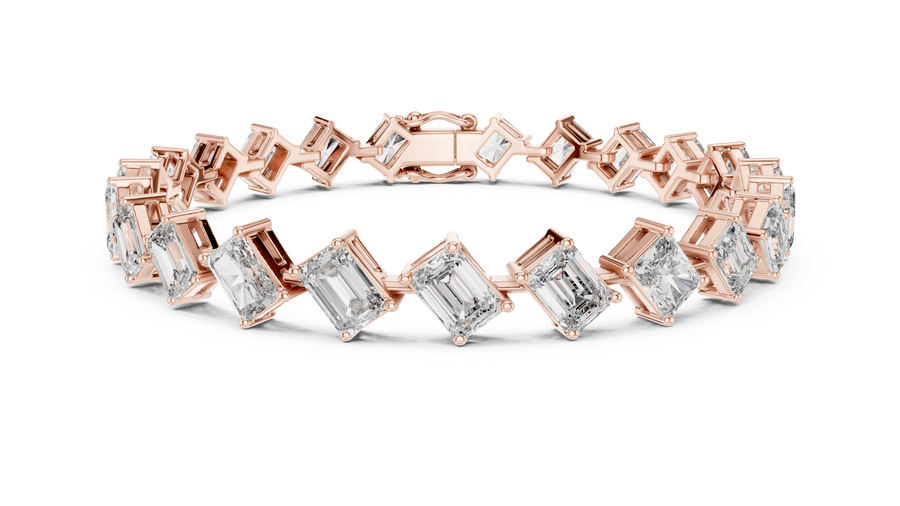 Cavelline 5.40 × 3.70 mm  Diamond Bracelet