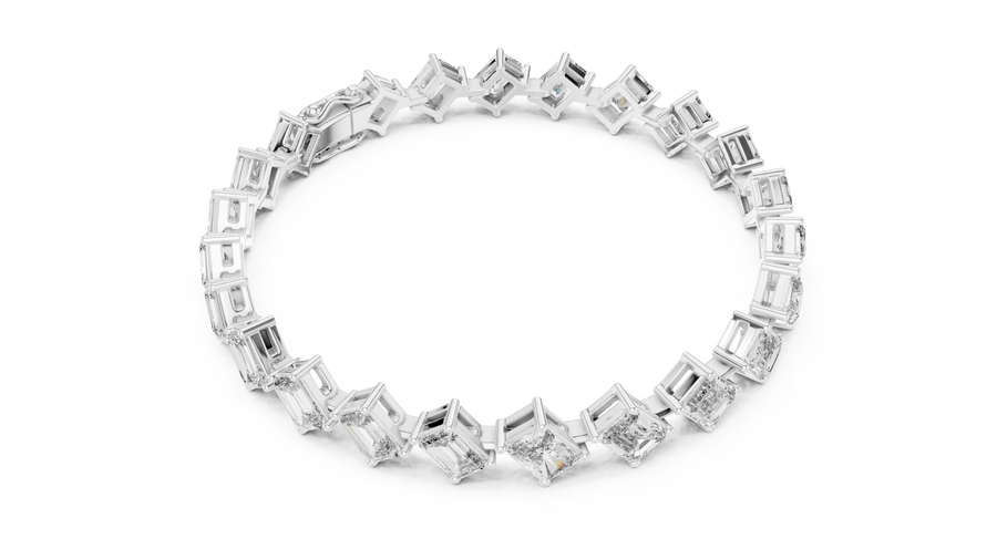 Cavelline 5.40 × 3.70 mm  Diamond Bracelet
