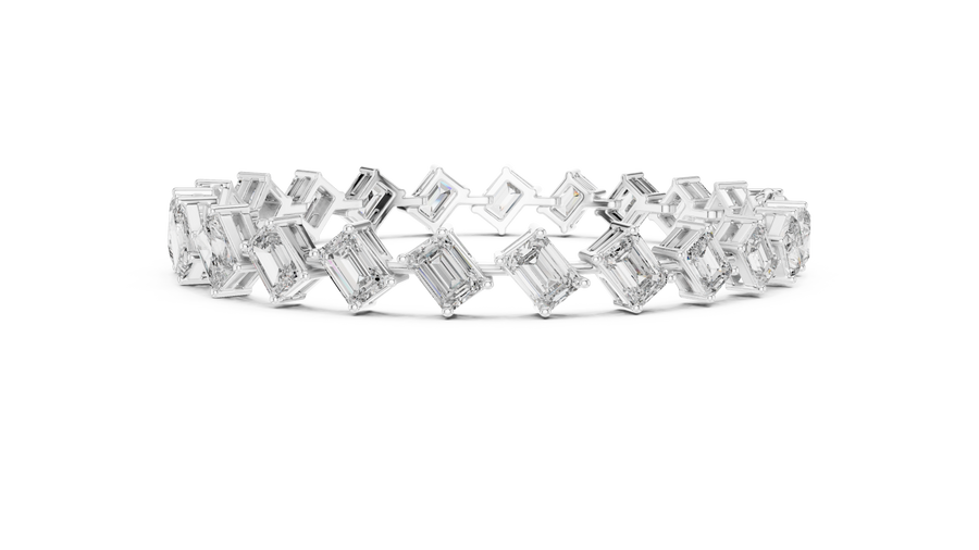 Cavelline 5.40 × 3.70 mm  Diamond Bracelet