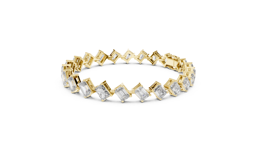 Cavelline 5.40 × 3.70 mm  Diamond Bracelet