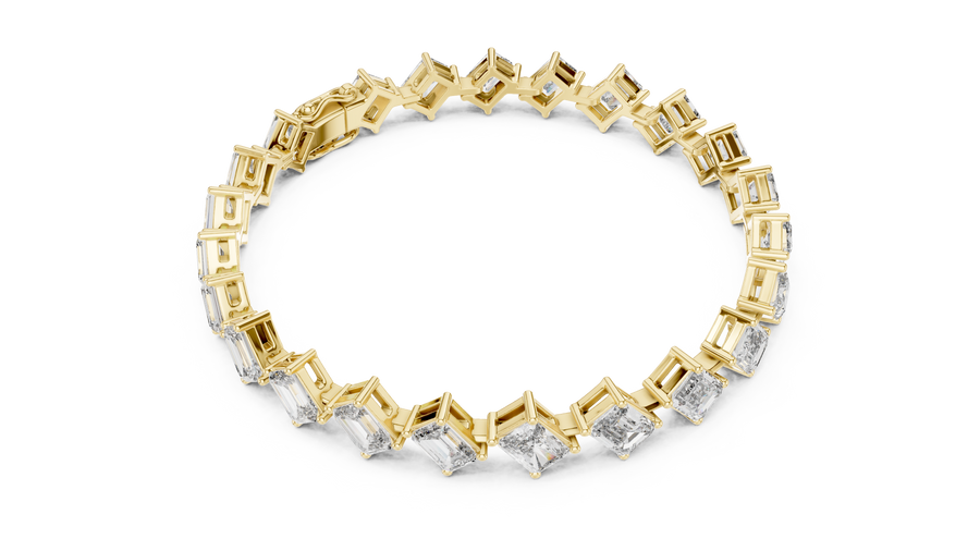 Cavelline 5.40 × 3.70 mm  Diamond Bracelet