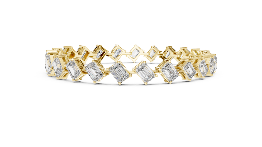 Cavelline 5.40 × 3.70 mm  Diamond Bracelet