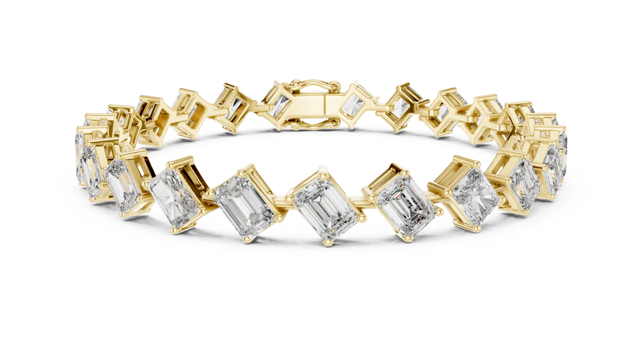 Cavelline 5.40 × 3.70 mm  Diamond Bracelet