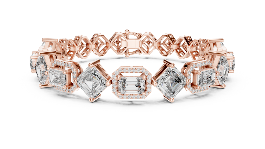 Olyvienne 6.00 × 4.00 mm  Diamond Bracelet