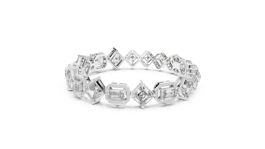 Olyvienne 6.00 × 4.00 mm  Diamond Bracelet