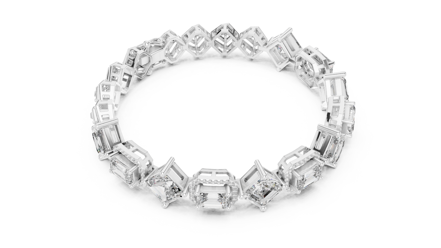 Olyvienne 6.00 × 4.00 mm  Diamond Bracelet
