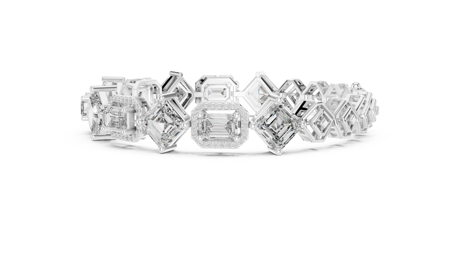 Olyvienne 6.00 × 4.00 mm  Diamond Bracelet