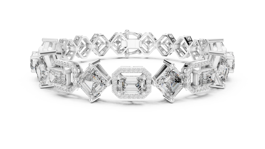 Olyvienne 6.00 × 4.00 mm  Diamond Bracelet