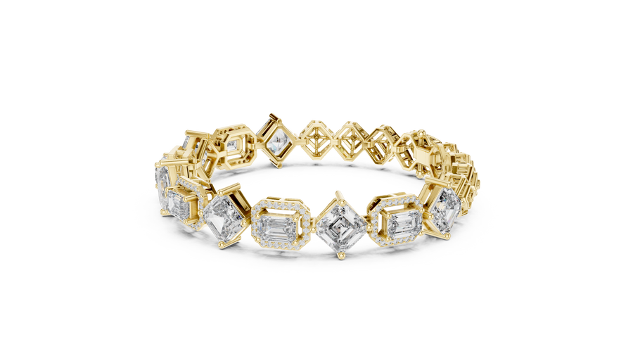 Olyvienne 6.00 × 4.00 mm  Diamond Bracelet