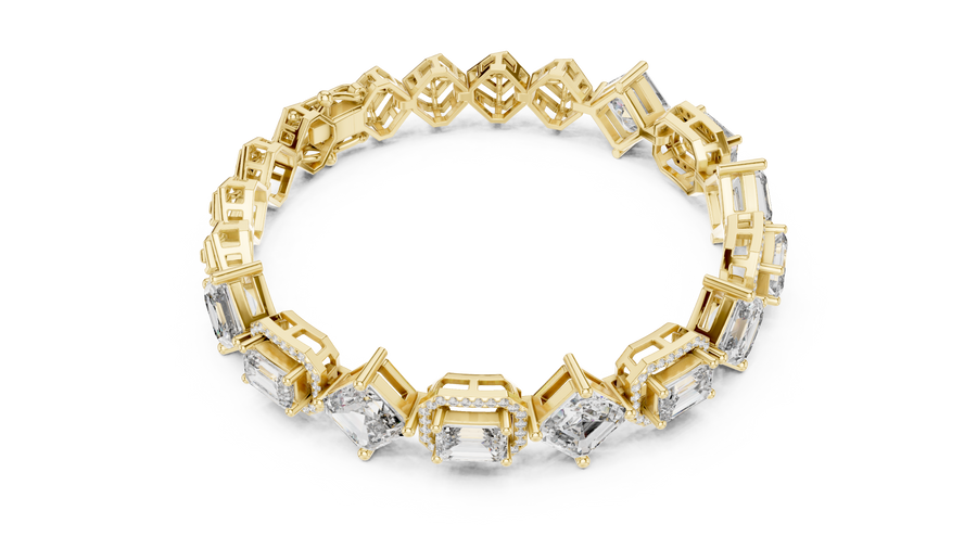 Olyvienne 6.00 × 4.00 mm  Diamond Bracelet