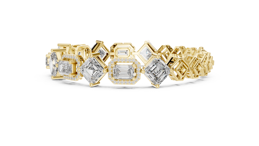 Olyvienne 6.00 × 4.00 mm  Diamond Bracelet