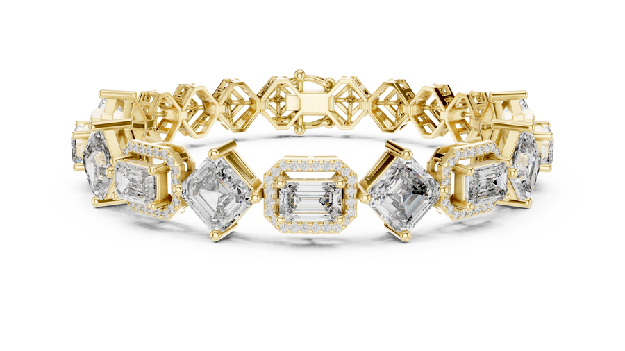 Olyvienne 6.00 × 4.00 mm  Diamond Bracelet