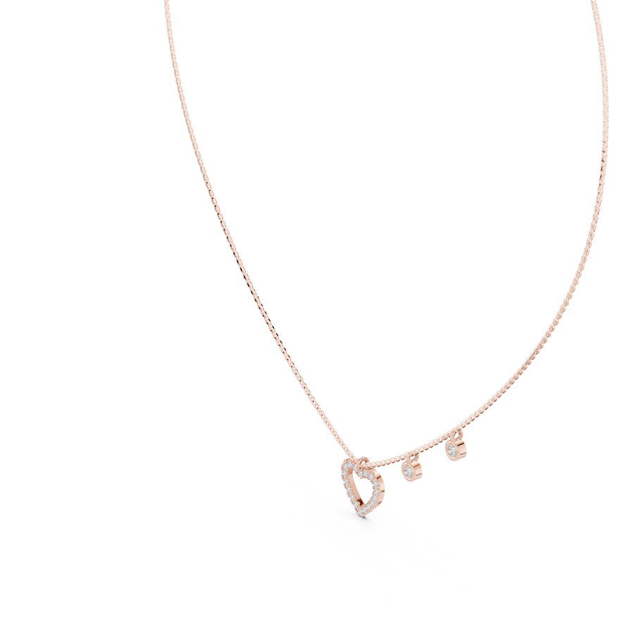 Aurevienne Heart Diamond Pendant