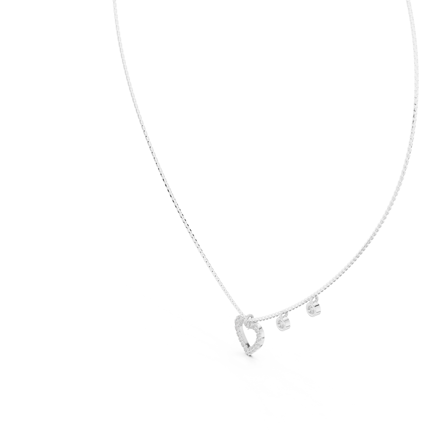 Aurevienne Heart Diamond Pendant