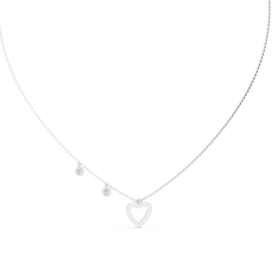 Aurevienne Heart Diamond Pendant