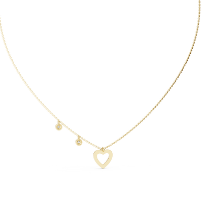Aurevienne Heart Diamond Pendant