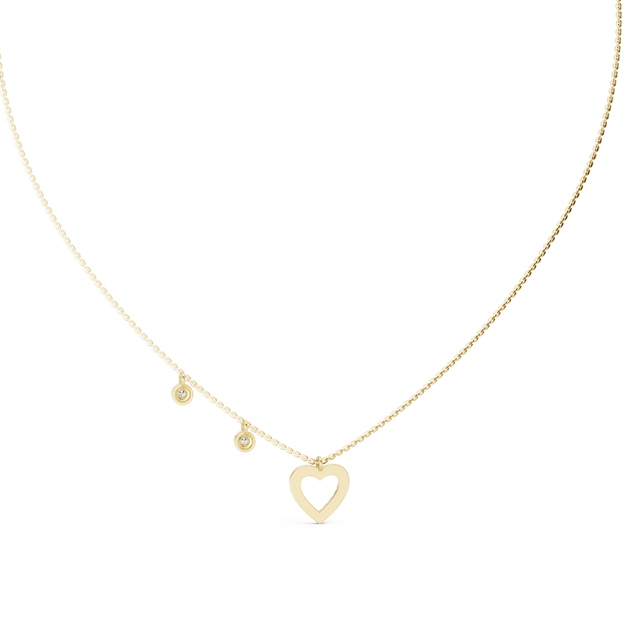 Aurevienne Heart Diamond Pendant